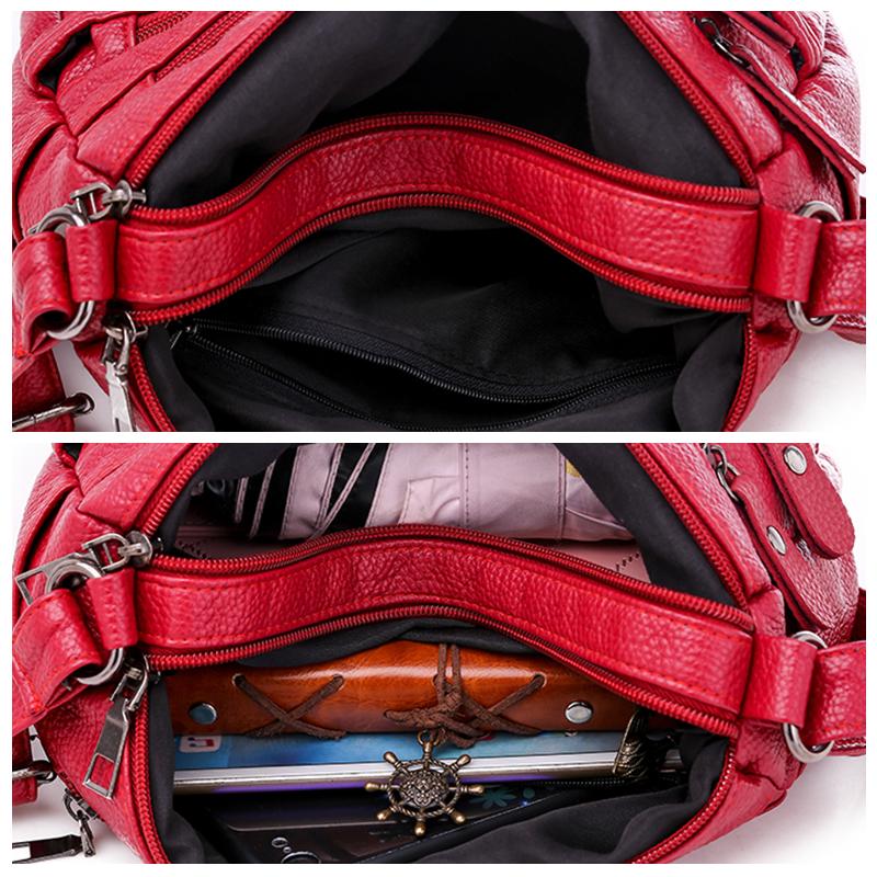 Mehrschichtige weiche vielseitige Tasche