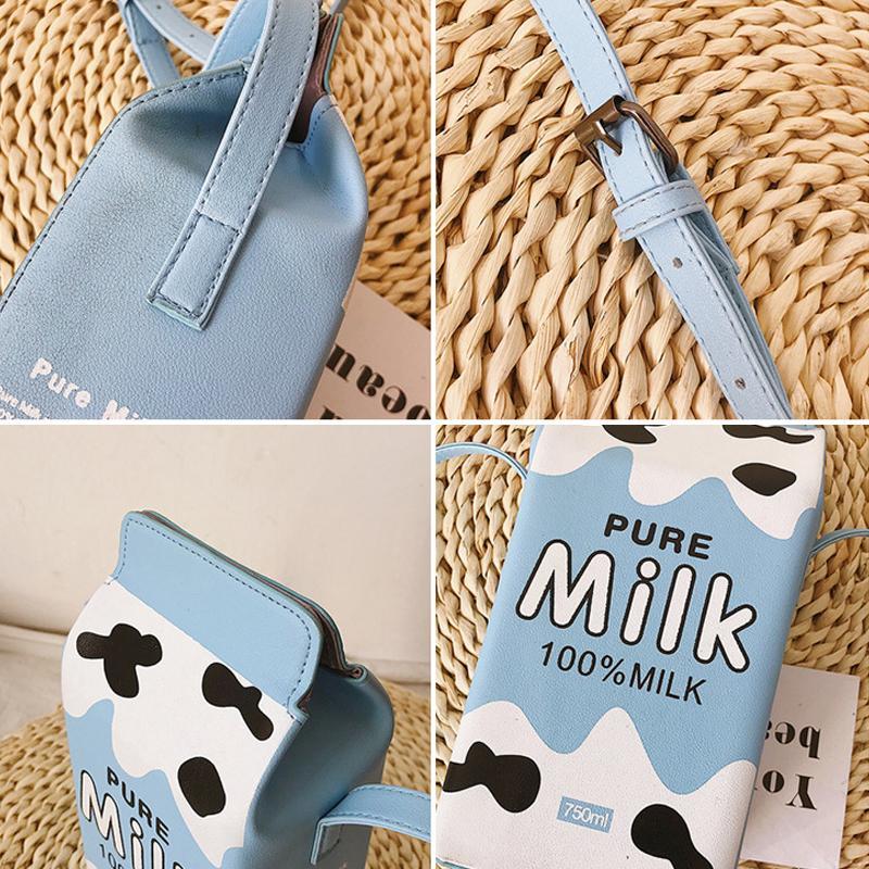 Süße Milchkarton Umhängetasche / Handytasche