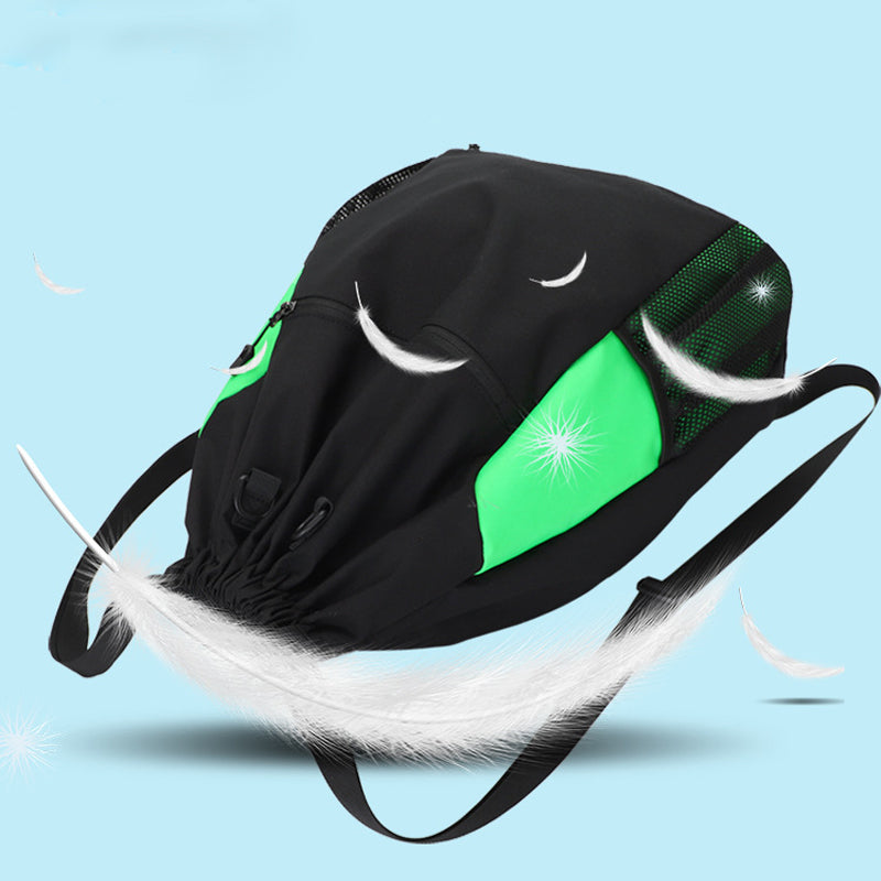 Einfarbiger Sportrucksack mit Kordelzug aus Nylon