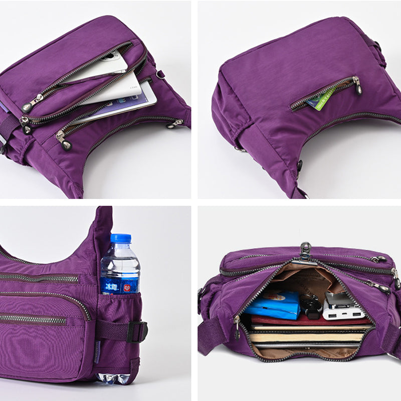 Reisetasche aus Nylon mit Reißverschluss