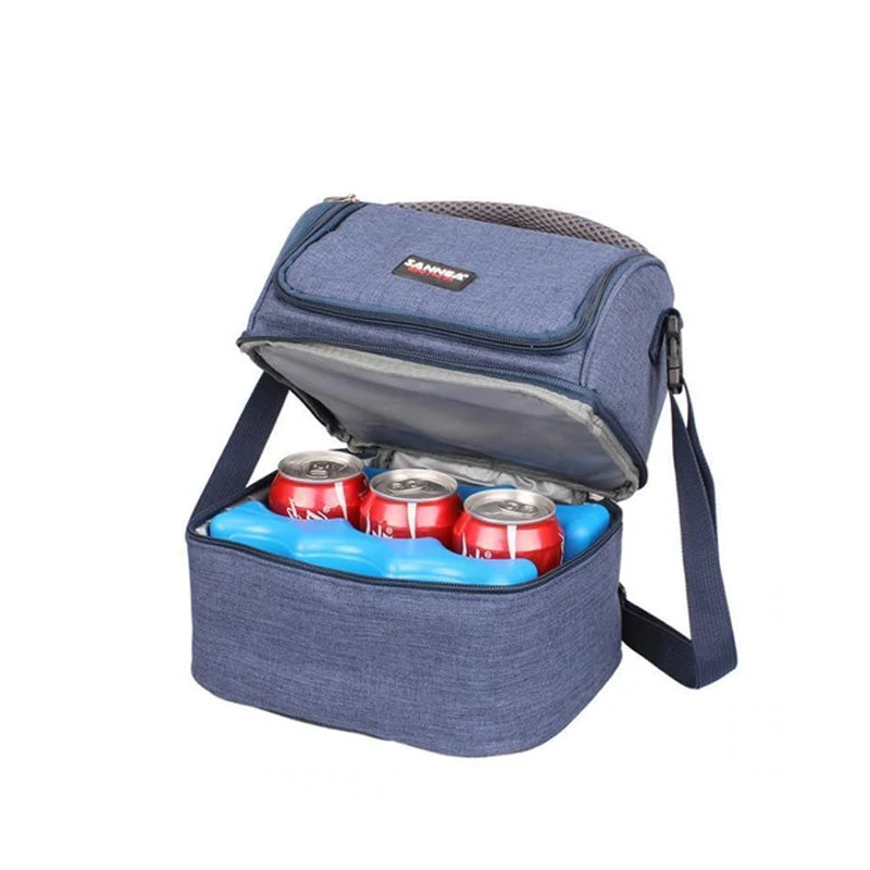 Doppelte Mittagessen Handtasche, Picknicktasche