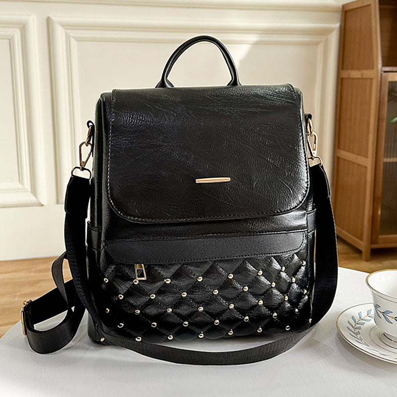 Diebstahlsichere Mehrzweck-Reisetasche aus weichem Leder