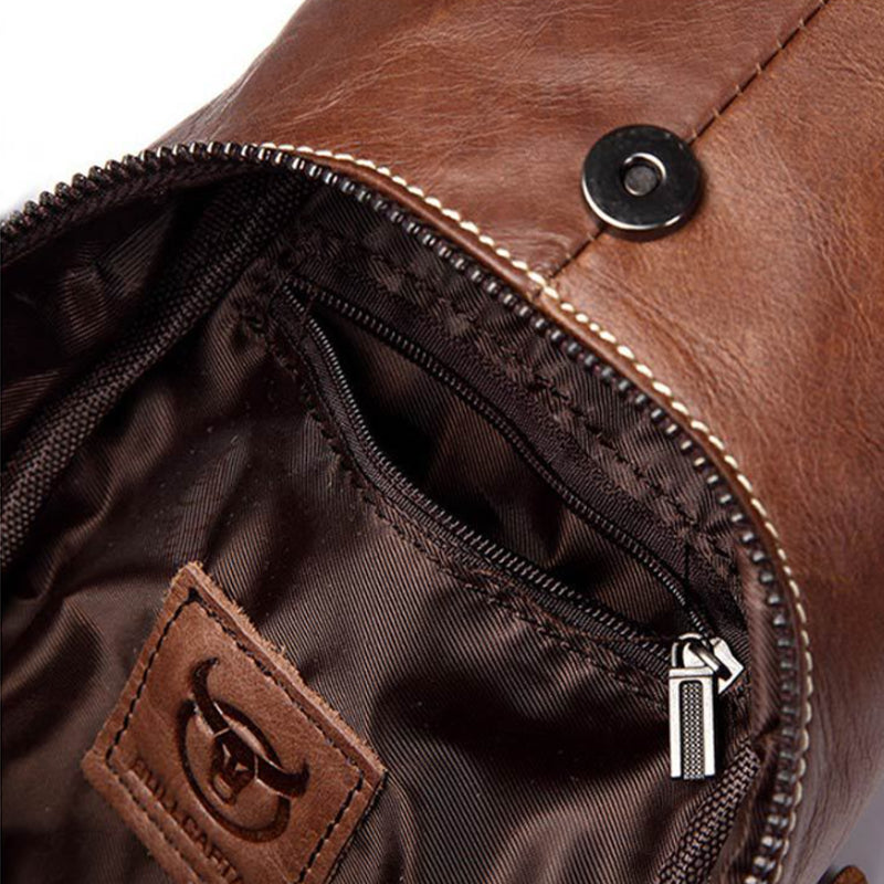 Strapazierfähige Vintage-Umhängetasche aus Leder