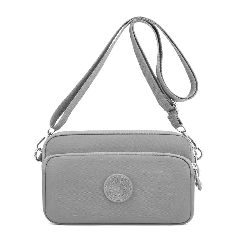 Damen leichte funktionelle Umhängetasche mit mehreren Taschen
