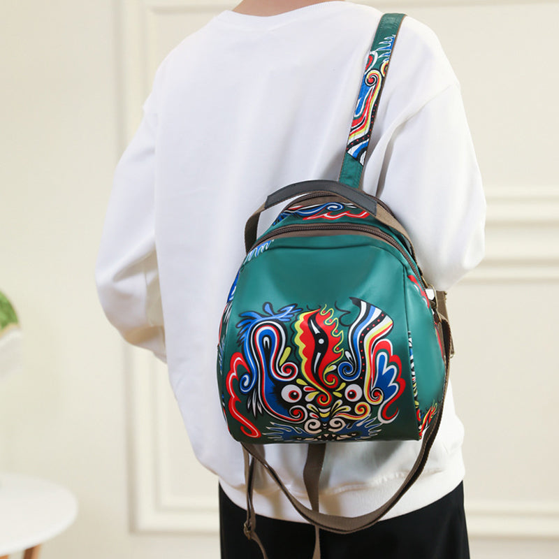 Nylonrucksack im ethnischen Stil