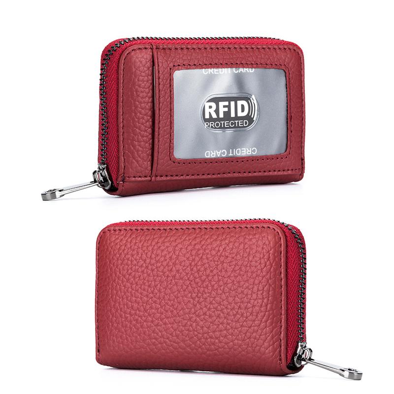RFID Kleines Geldbörse mit Reißverschluss