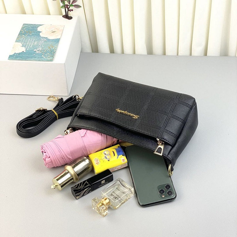 Modische Anti-Diebstahl-Kuriertasche mit großem Fassungsvermögen