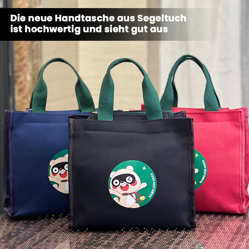 Niedliche Bären Lunchtasche aus Segeltuch