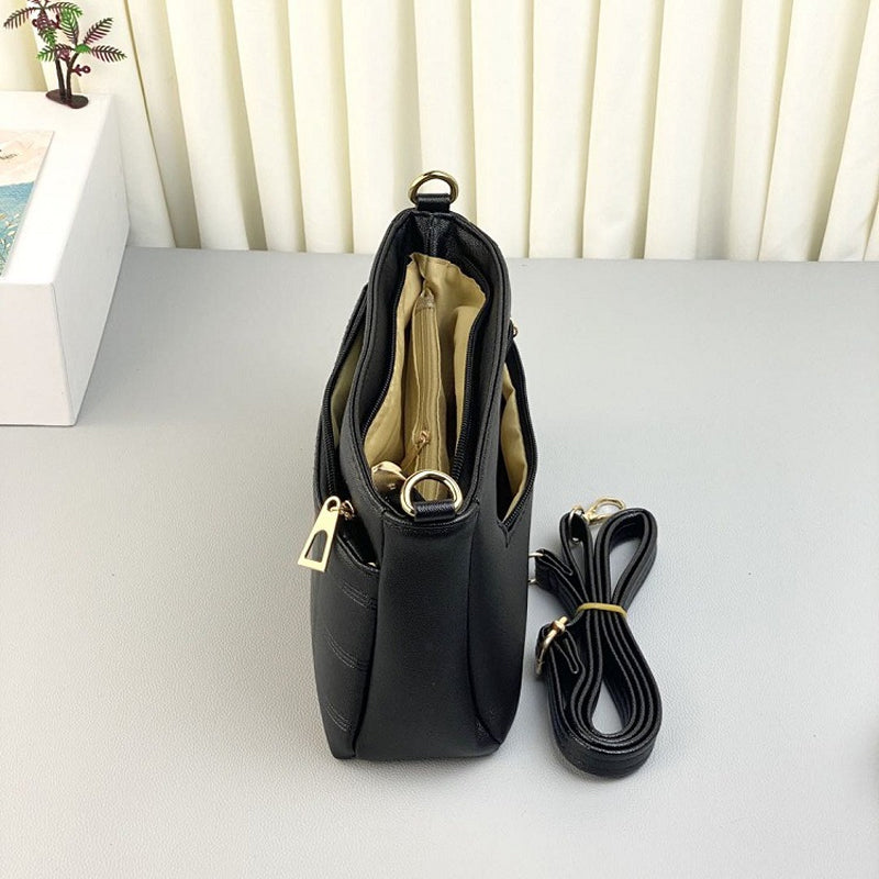 Modische Anti-Diebstahl-Kuriertasche mit großem Fassungsvermögen