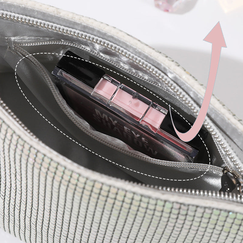 Mini-Pailletten-Kosmetiktasche