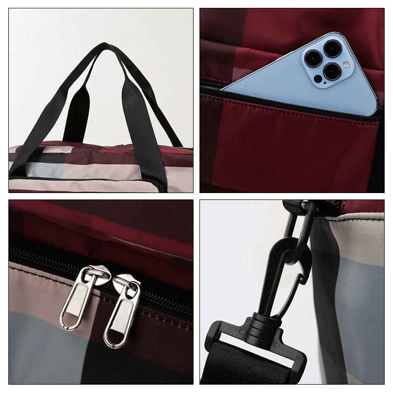 Faltbare Reisetasche mit Trocken-/Nasstrennung