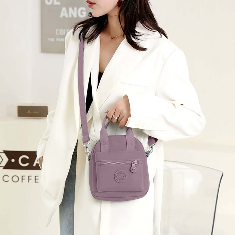 Nylon Satchel Handtasche