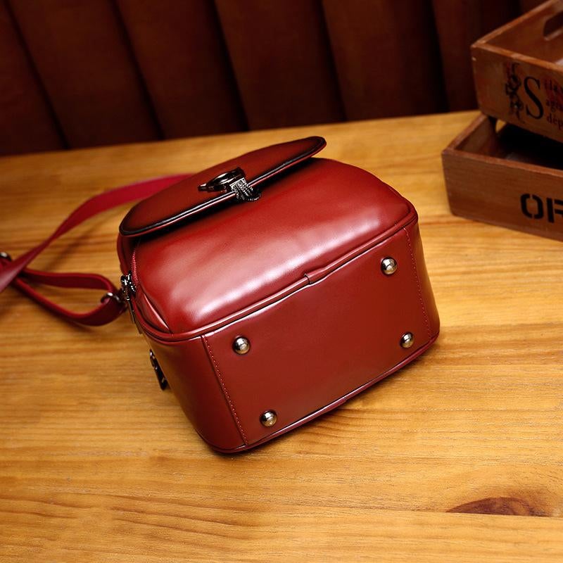 Damen Multifunktionaler Modischer Rucksack aus Leder