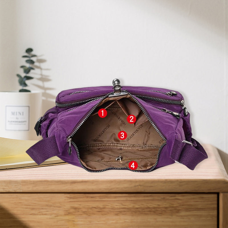 Reisetasche aus Nylon mit Reißverschluss