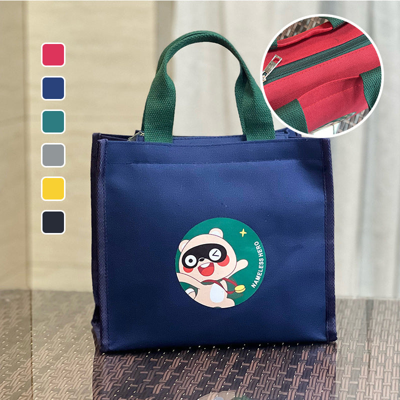 Niedliche Bären Lunchtasche aus Segeltuch