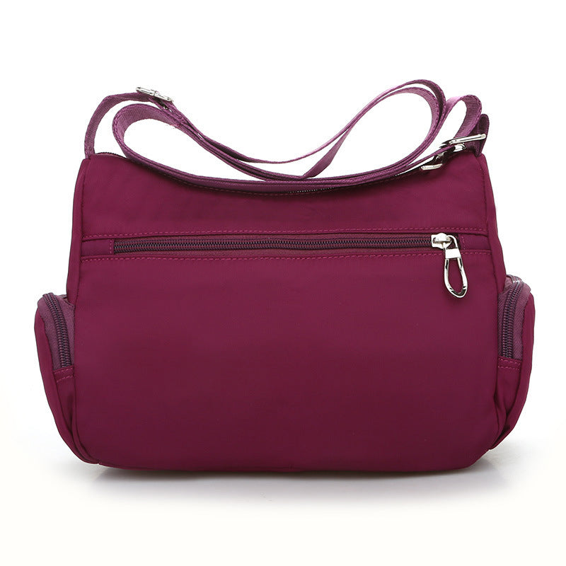 Damen lässige Schultertasche aus Nylon mit großem Fassungsvermögen