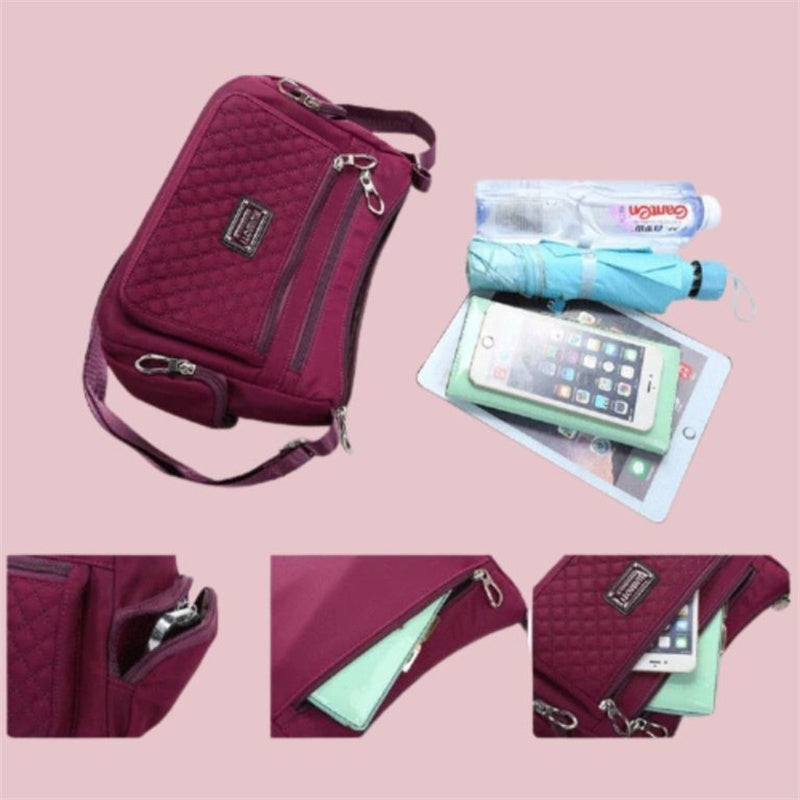 Damen lässige Schultertasche aus Nylon mit großem Fassungsvermögen