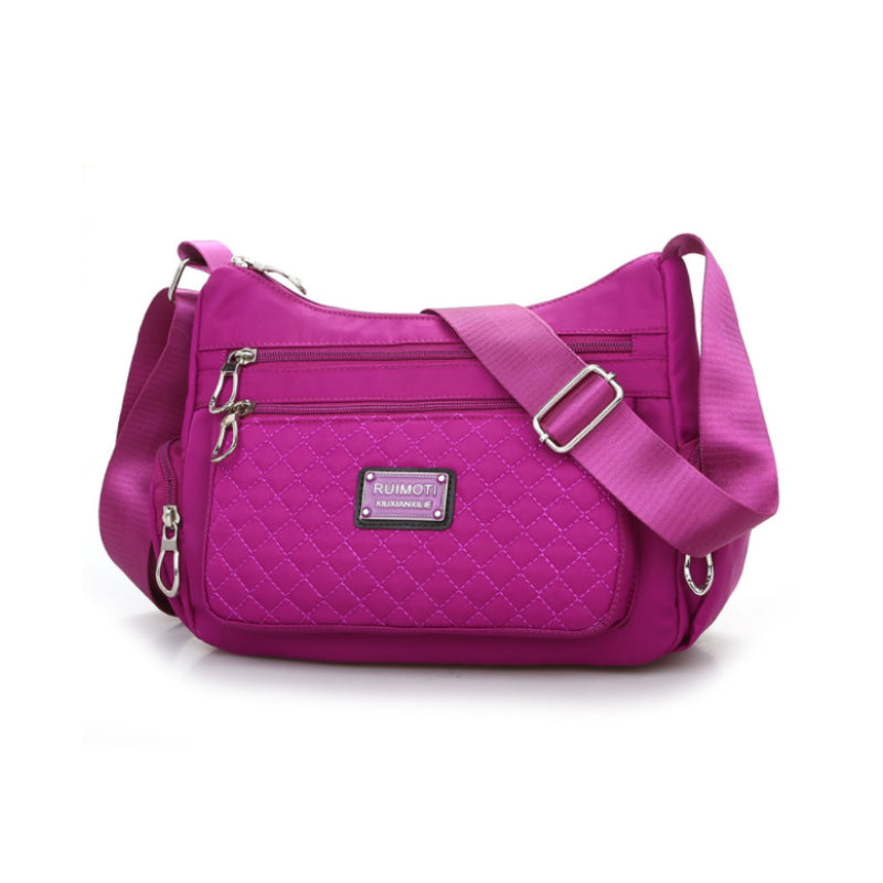 Damen lässige Schultertasche aus Nylon mit großem Fassungsvermögen