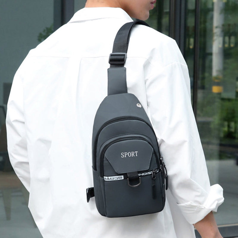 Einfache wasserdichte Brusttasche für Herren