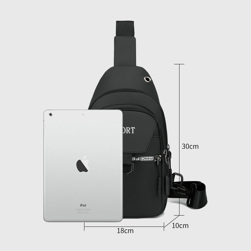 Einfache wasserdichte Brusttasche für Herren