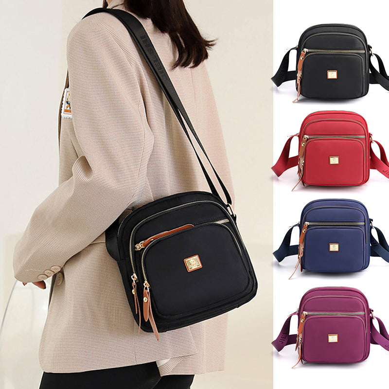 Lässige leichte Umhängetasche mit mehreren Taschen für Damen