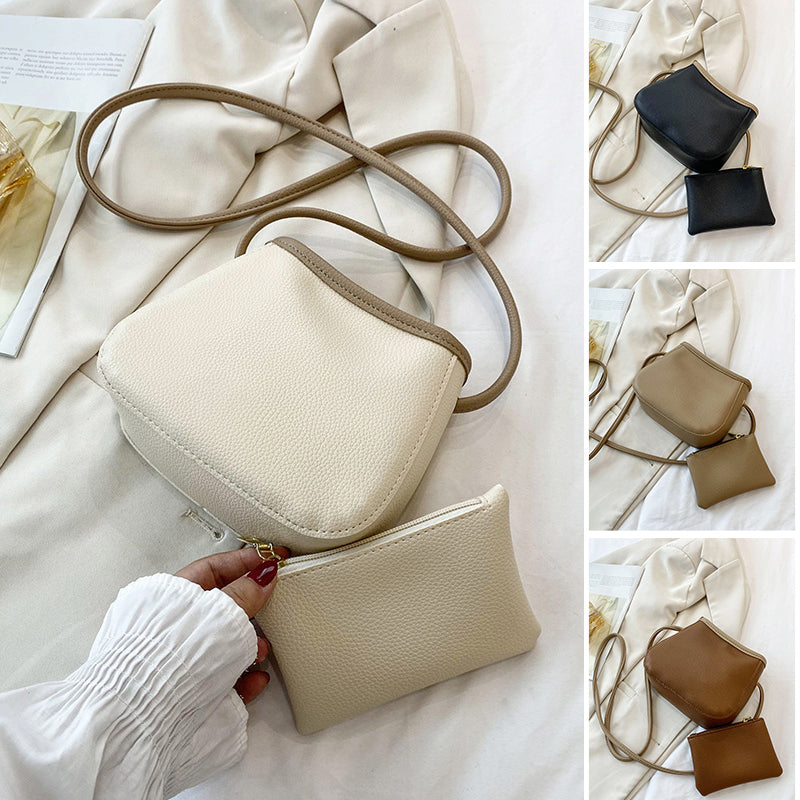 Einfache Crossbody-Umhängetasche