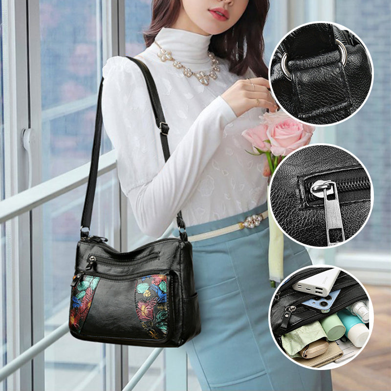 Bedruckte Schultertasche für Damen