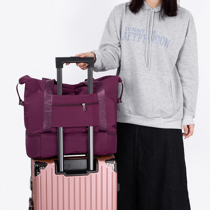 Faltbare wasserdichte Reisehandtasche mit großer Kapazität