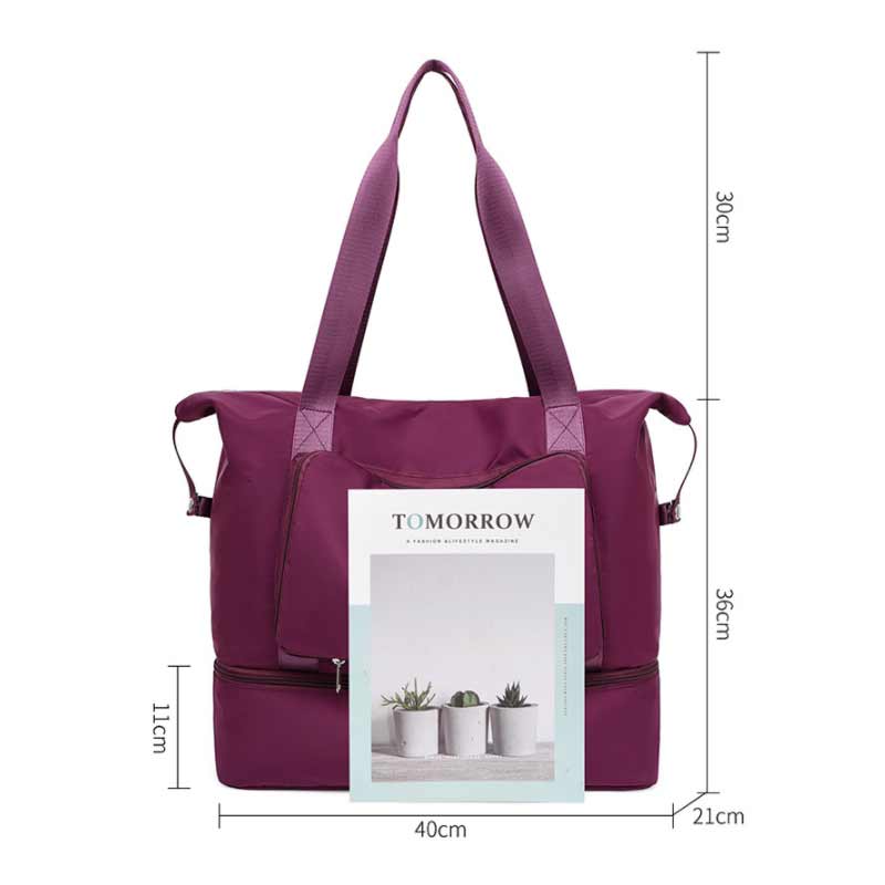 Faltbare wasserdichte Reisehandtasche mit großer Kapazität