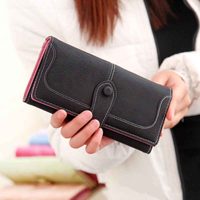 Damen Vintage gefrostete Brieftasche