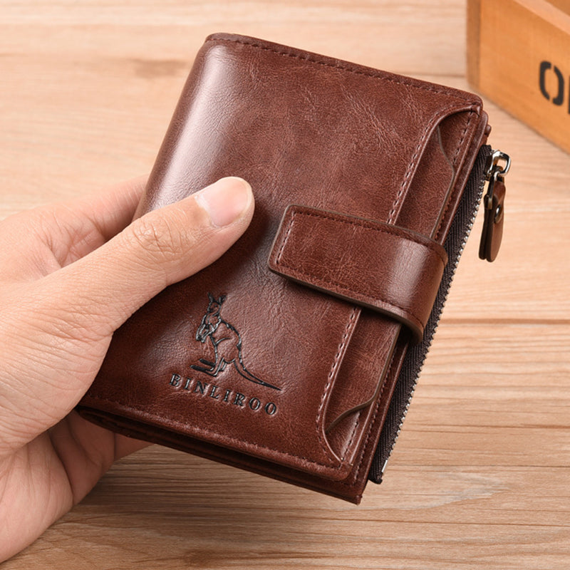 Känguru-Brieftasche Mit RFID-Blockierungstechnologie