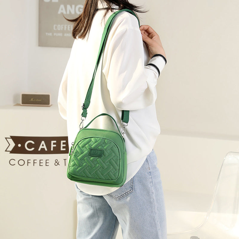 Funktioneller, leichter Nylon-Umhängetasche Mini-Rucksack für Damen