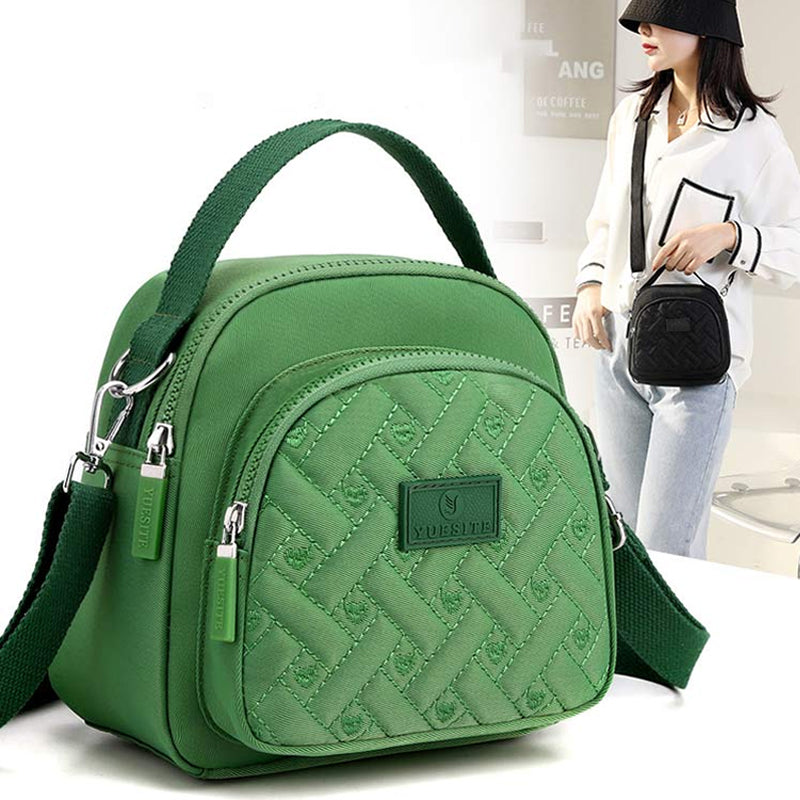 Funktioneller, leichter Nylon-Umhängetasche Mini-Rucksack für Damen
