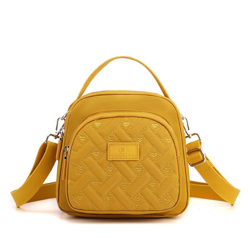 Funktioneller, leichter Nylon-Umhängetasche Mini-Rucksack für Damen