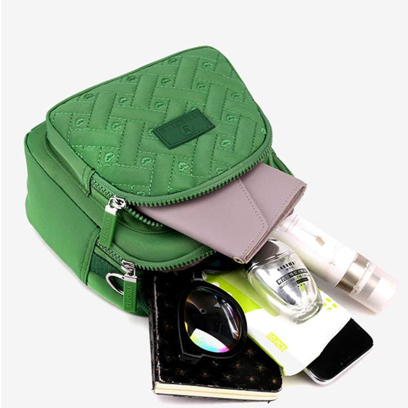 Funktioneller, leichter Nylon-Umhängetasche Mini-Rucksack für Damen