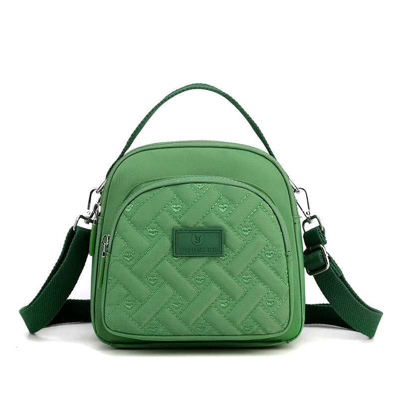 Funktioneller, leichter Nylon-Umhängetasche Mini-Rucksack für Damen
