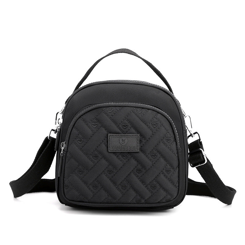 Funktioneller, leichter Nylon-Umhängetasche Mini-Rucksack für Damen