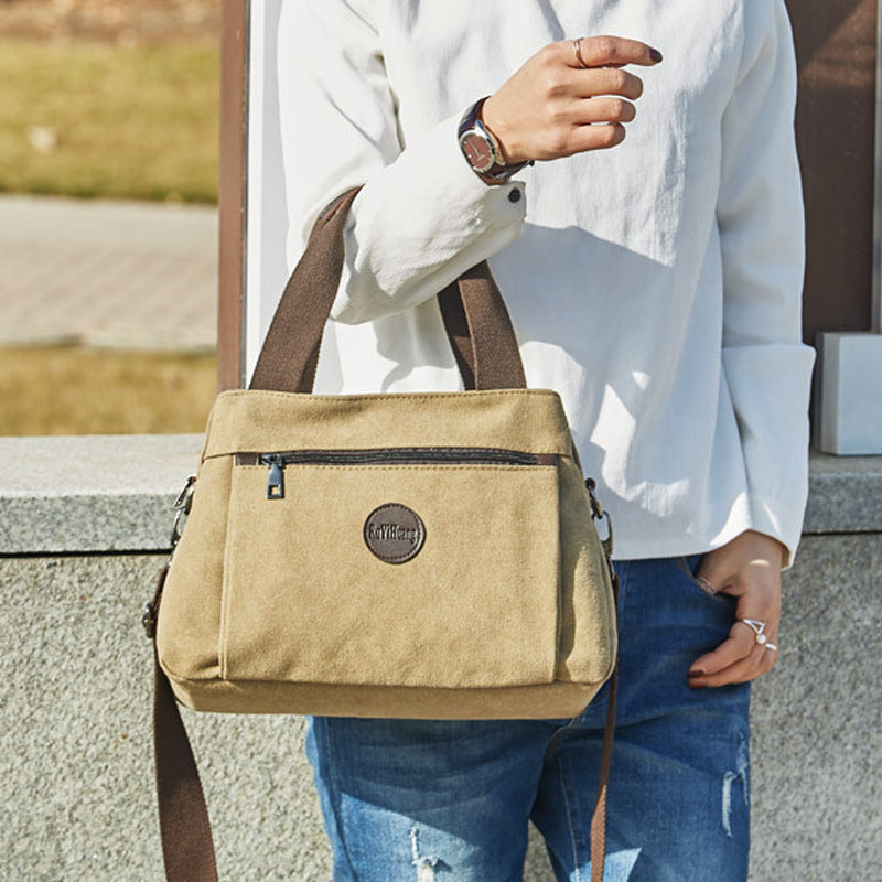 Vintage Reisetasche Mit Mehreren Fächern