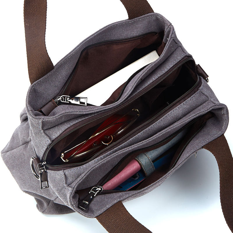 Vintage Reisetasche Mit Mehreren Fächern