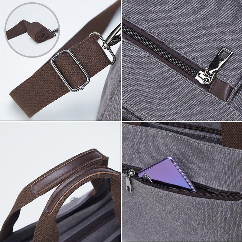 Vintage Reisetasche Mit Mehreren Fächern