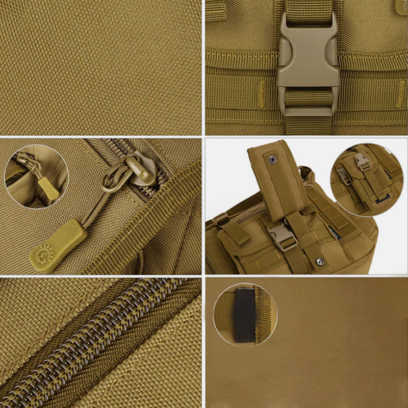 Wasserdichte taktische militärische Umhängetasche mit mehreren Taschen