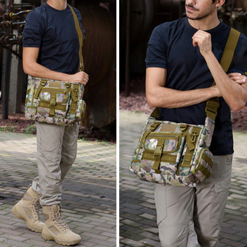 Wasserdichte taktische militärische Umhängetasche mit mehreren Taschen