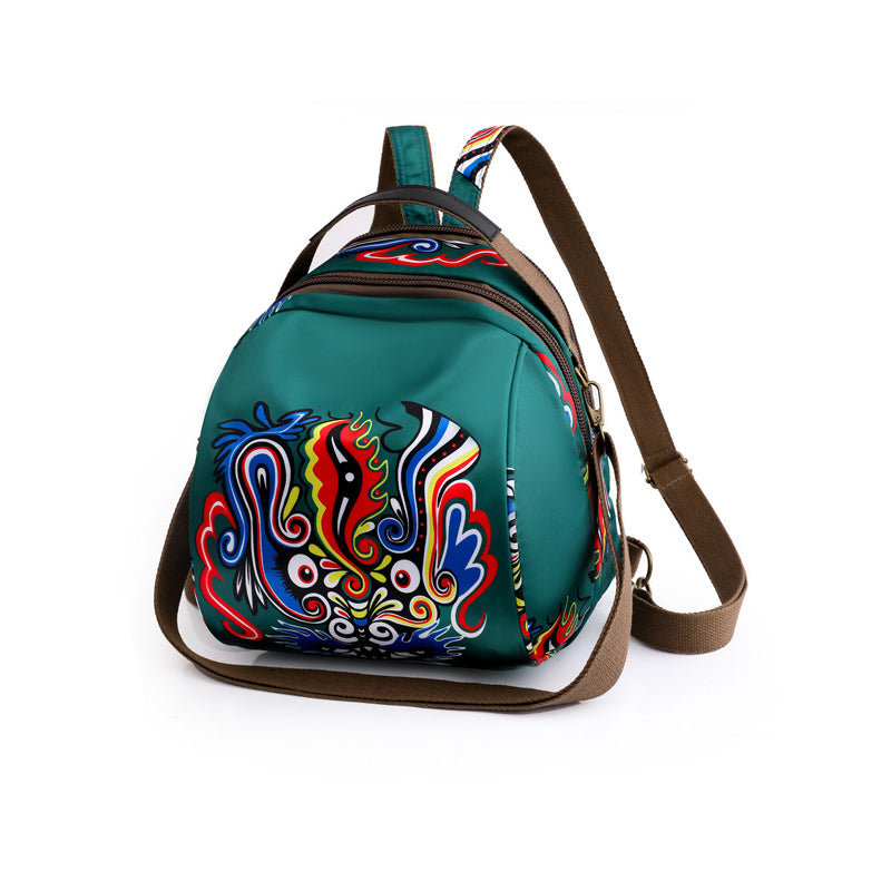 Nylonrucksack im ethnischen Stil