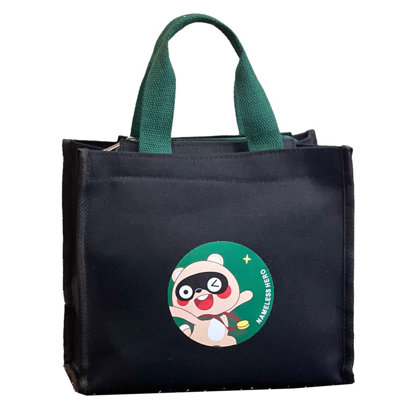 Niedliche Bären Lunchtasche aus Segeltuch