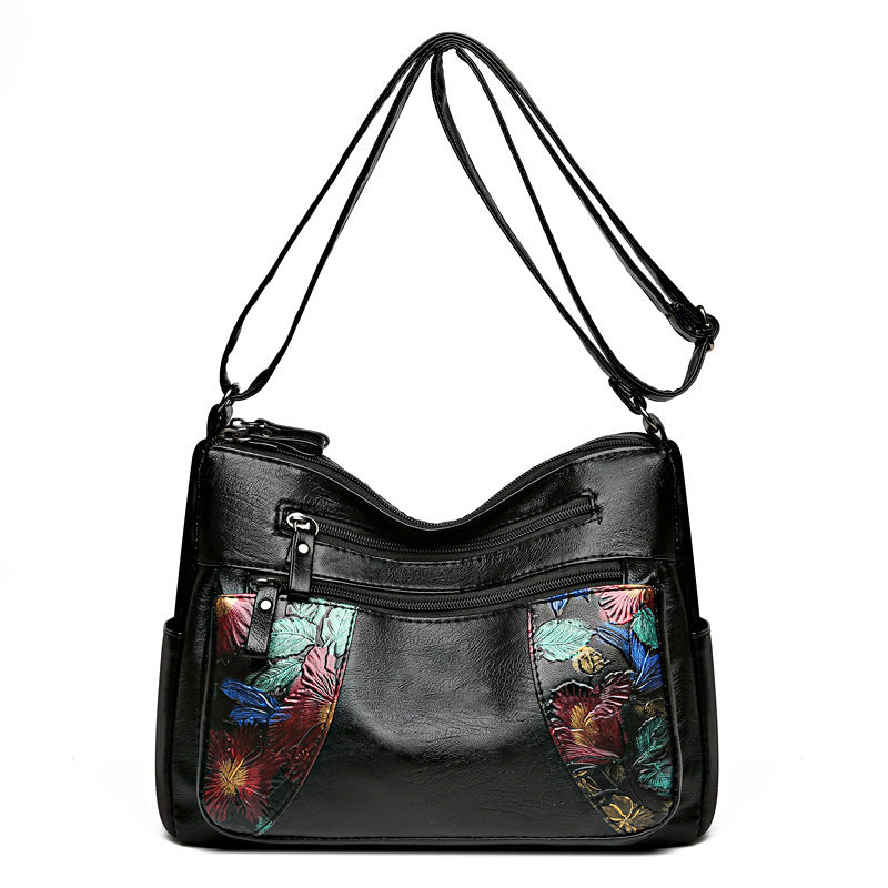 Bedruckte Schultertasche für Damen