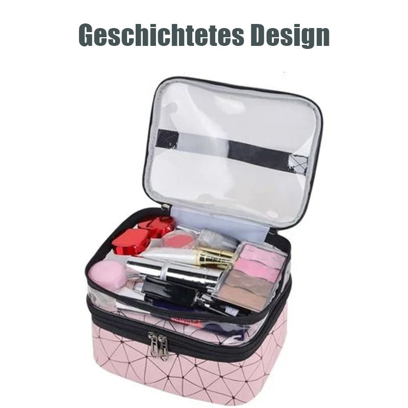 Doppelschicht Kosmetiktasche