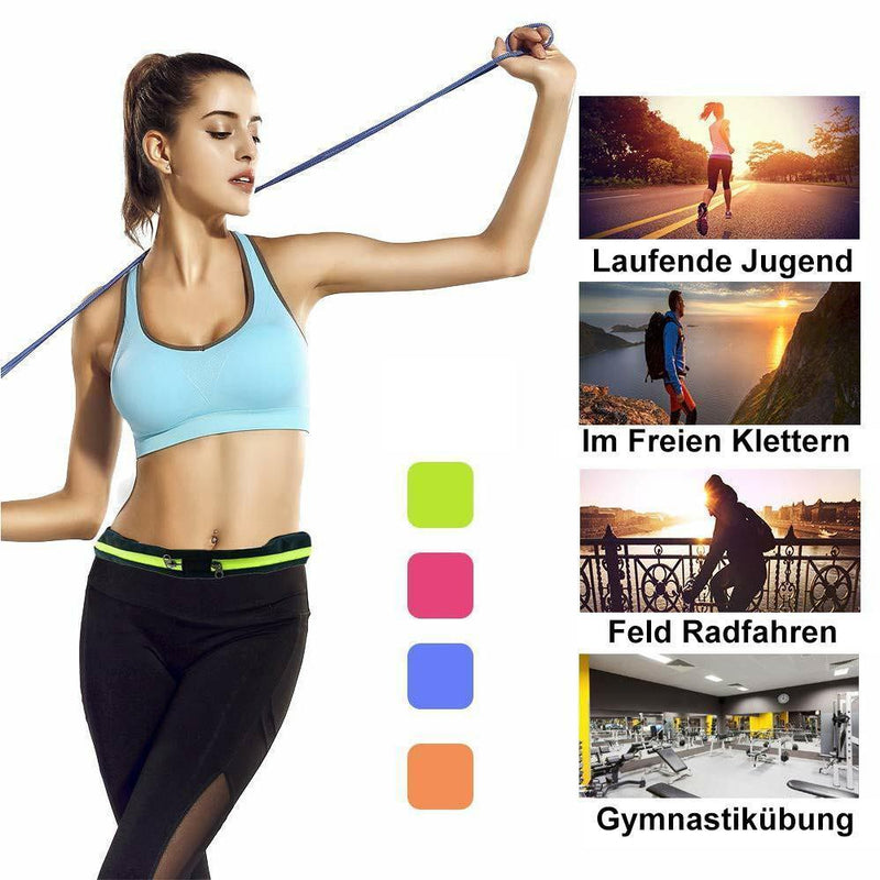 Gürtel mit zwei Taschen für den Sport