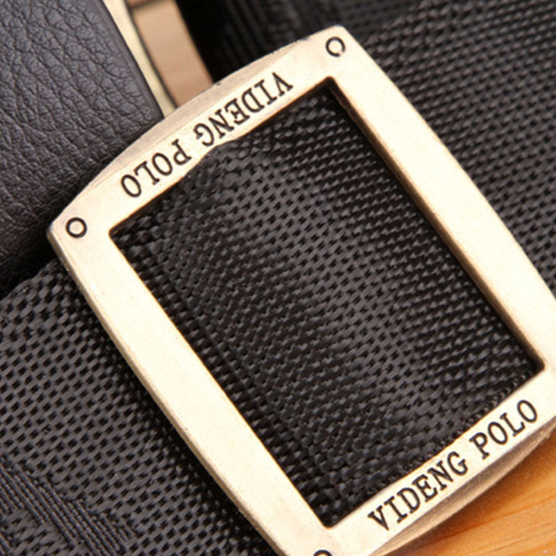 Klassische Umhängetasche mit mehreren Taschen