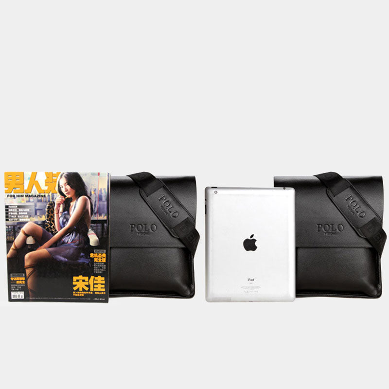 Klassische Umhängetasche mit mehreren Taschen