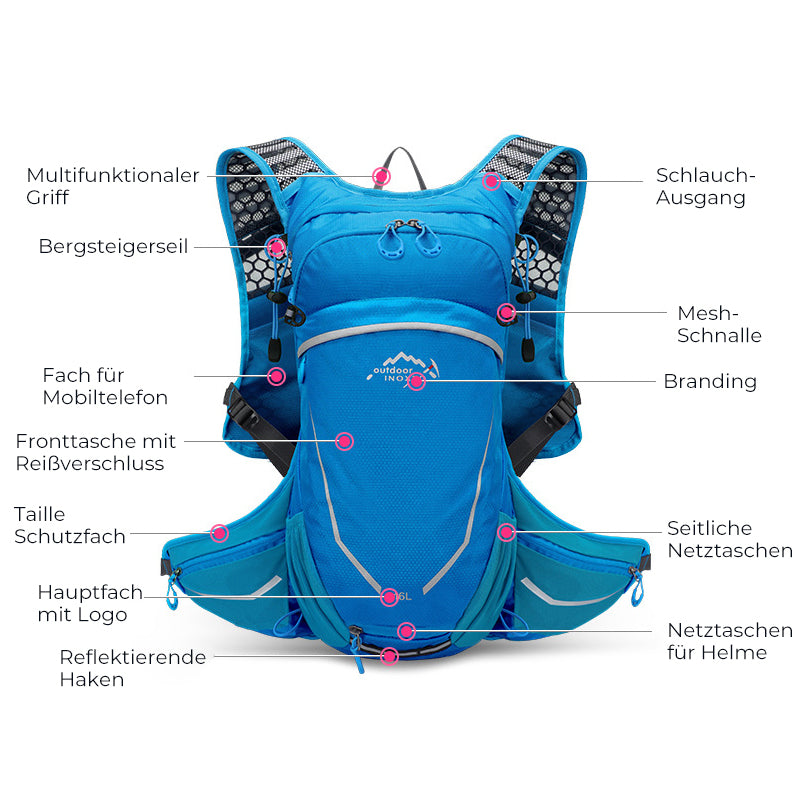 16L Außen-Wasserbeutel Rucksack